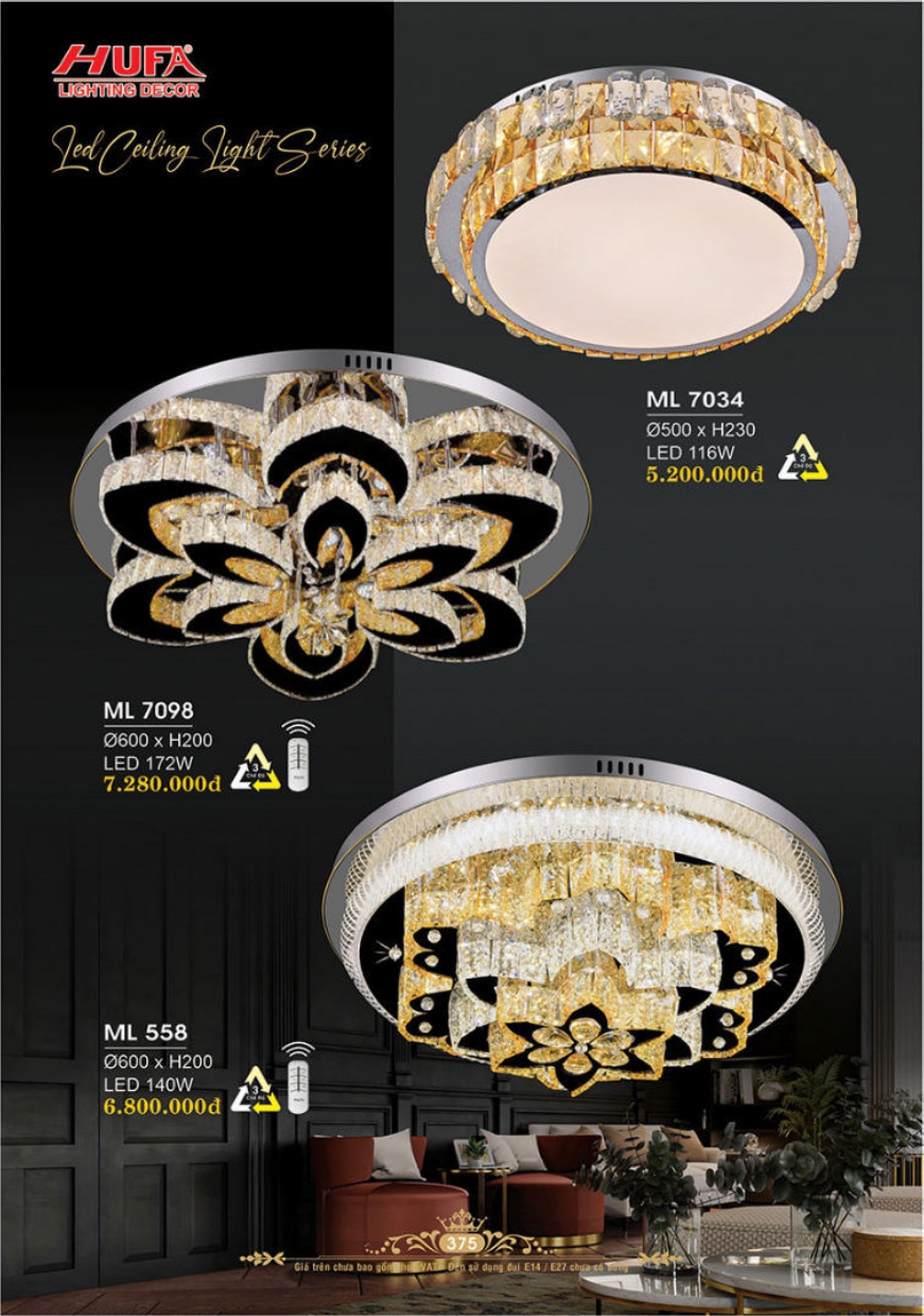 Bảng giá đèn trang trí HUFA